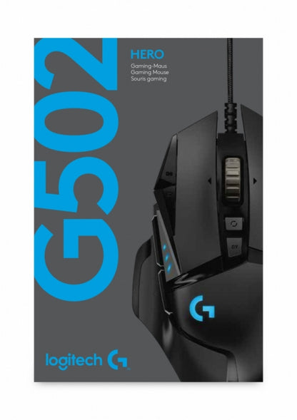 Mouse Gamer Logitech G502 Hero | Sensor HERO 16K, Iluminación RGB, 11 Botones Programables