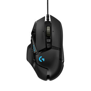 Mouse Gamer Logitech G502 Hero | Sensor HERO 16K, Iluminación RGB, 11 Botones Programables