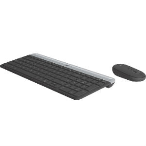 Teclado y Ratón Logitech Mk470 - Español - USB Inalámbrico Rf - USB Inalámbrico Rf - Óptico - 1000 Dpi - Rueda de Desplazamiento - Aaa, Aa - Compatible con Computadora de Escritorio, Portátil para