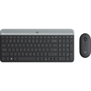 Teclado y Ratón Logitech Mk470 - Español - USB Inalámbrico Rf - USB Inalámbrico Rf - Óptico - 1000 Dpi - Rueda de Desplazamiento - Aaa, Aa - Compatible con Computadora de Escritorio, Portátil para