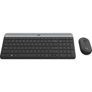 Teclado y Ratón Logitech Mk470 - Español - USB Inalámbrico Rf - USB Inalámbrico Rf - Óptico - 1000 Dpi - Rueda de Desplazamiento - Aaa, Aa - Compatible con Computadora de Escritorio, Portátil para