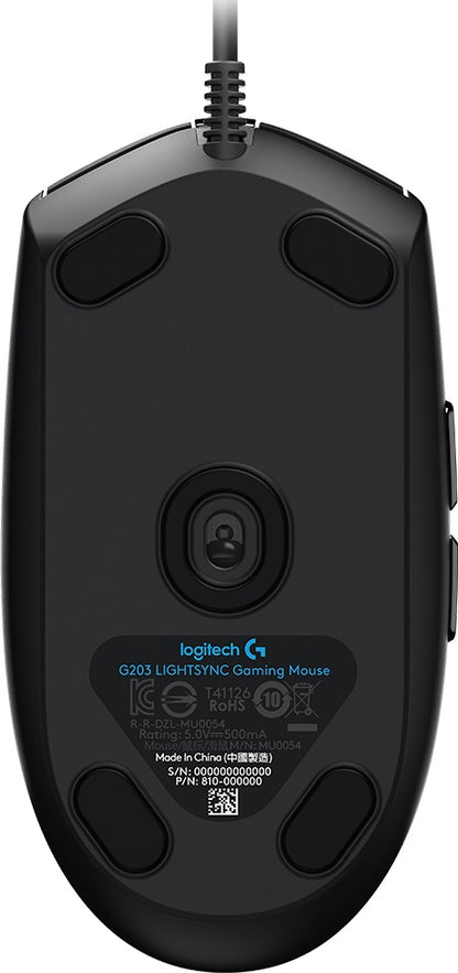 Ratón Gamer Logitech Prodigy G203 | Óptico, 8000 DPI