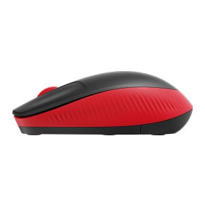 Mouse Inalámbrico Logitech M190 | Ambidiestro, Tamaño Regular, Color Rojo