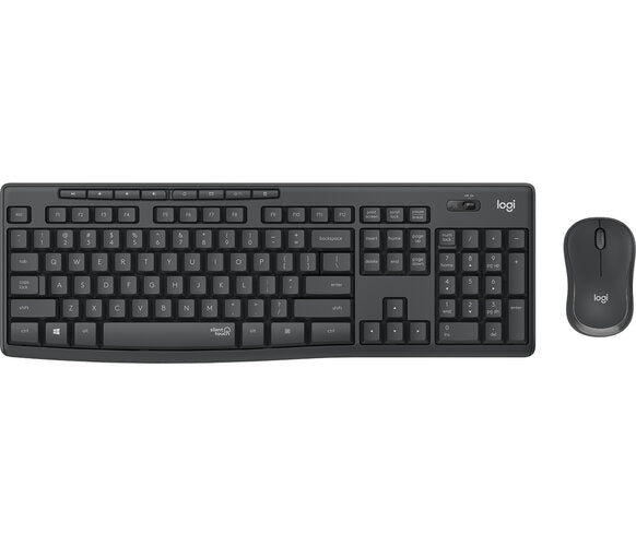 Teclado y Ratón Logitech Mk295 - USB Inalámbrico WI-FI - Keyboard/keypad Color: Grafito - USB Inalámbrico WI-FI Mouse - Pointing Device Color: Grafito - Aa, Aaa - Compatible con Computador para