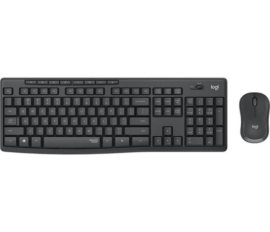 Teclado y Ratón Logitech Mk295 - USB Inalámbrico WI-FI - Keyboard/keypad Color: Grafito - USB Inalámbrico WI-FI Mouse - Pointing Device Color: Grafito - Aa, Aaa - Compatible con Computador para