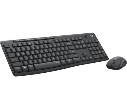 Teclado y Ratón Logitech Mk295 - USB Inalámbrico WI-FI - Keyboard/keypad Color: Grafito - USB Inalámbrico WI-FI Mouse - Pointing Device Color: Grafito - Aa, Aaa - Compatible con Computador para
