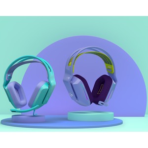 Auriculares de Gaming Logitech G335 Cableado Sobre la Oreja Estéreo - Menta - Binaural - Cerrado - 36ohm - 20hz a 20khz - Cardioid, Uni Direccional Micrófono - MINI-PHONE (3.5mm)