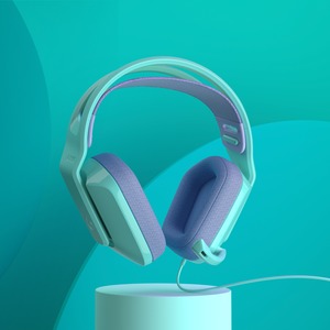 Auriculares de Gaming Logitech G335 Cableado Sobre la Oreja Estéreo - Menta - Binaural - Cerrado - 36ohm - 20hz a 20khz - Cardioid, Uni Direccional Micrófono - MINI-PHONE (3.5mm)