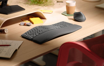 Logitech Ergo K860 Teclado - Inalámbrico Conectividad - Español - Negro - Bluetooth - 5 - 10m - 2.40GHZ - Computador, Teléfono Móvil - Pc, Chromeos, Mac - Aaa Tamaño de Batería Admitida
