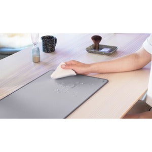 Alfombra de Escritorio Logitech 956-000047 | Gris Medio, Superficie Antideslizante