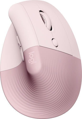 Mouse Logitech Lift - Frecuencia Bluetooth/radio - USB - Óptico - 6 Botón(es) - Rosa - Inalámbrico - 4000 Dpi - Rueda de Desplazamiento - Peque?o/mediano Tamaño de la Mano/palma - Diestro