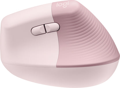 Mouse Logitech Lift - Frecuencia Bluetooth/radio - USB - Óptico - 6 Botón(es) - Rosa - Inalámbrico - 4000 Dpi - Rueda de Desplazamiento - Peque?o/mediano Tamaño de la Mano/palma - Diestro