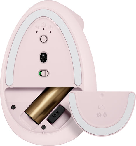 Mouse Logitech Lift - Frecuencia Bluetooth/radio - USB - Óptico - 6 Botón(es) - Rosa - Inalámbrico - 4000 Dpi - Rueda de Desplazamiento - Peque?o/mediano Tamaño de la Mano/palma - Diestro