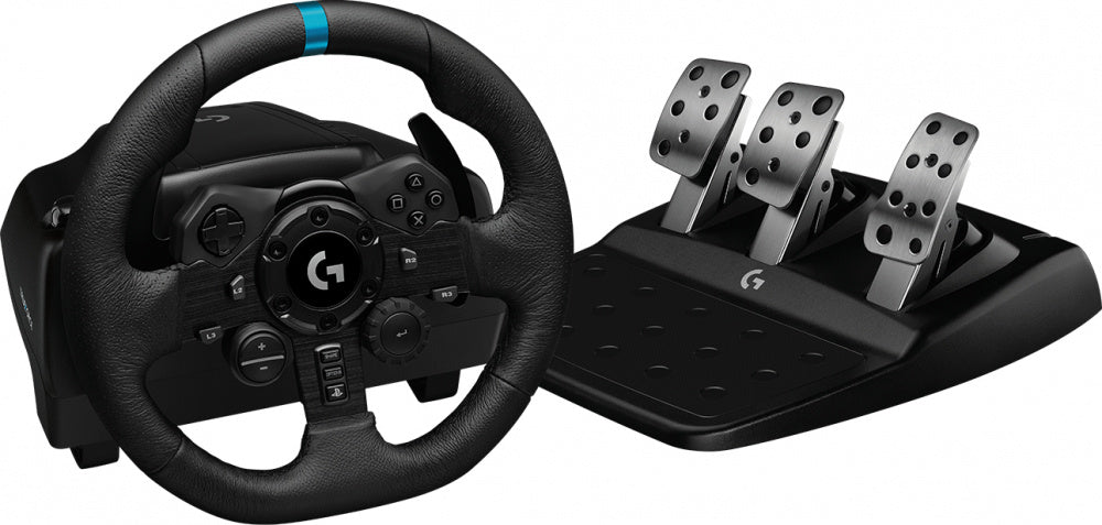 Volante Logitech G923 Racing Wheel | Force Feedback, Compatible con PS5 y PC