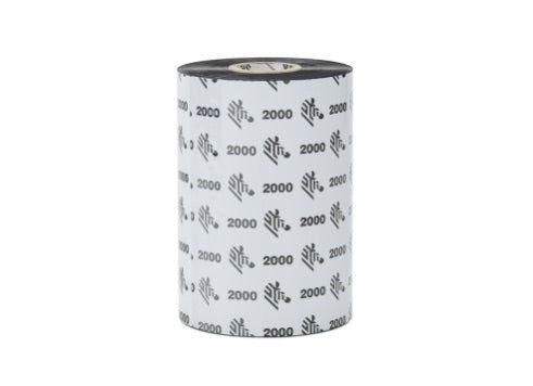 Zebra 1 Ribbon Cera 60mmx450m (2.36inx1476ft), 2000; Standard, 25MM (1in) Core, Tabletop