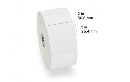 Etiquetas Zebra 10005850 | Papel 2x1in, Adhesivo Permanente