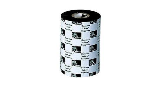 Cinta de Cera/Resina Zebra 05555BK11045 | 110 mm x 450 m, Núcleo de 25 mm