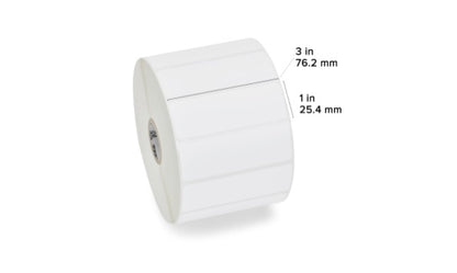 Etiquetas Zebra 10009528 | 3"x1", Z-SELECT 4000T