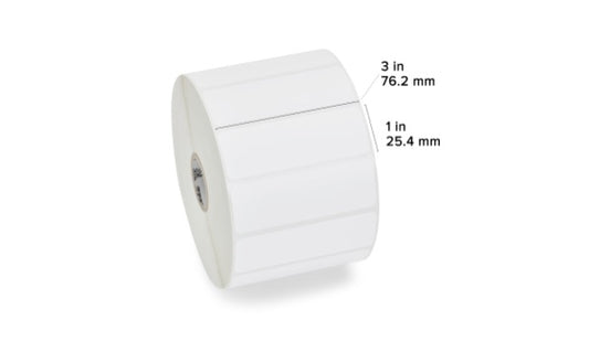 Etiquetas Zebra 10009528 | 3"x1", Z-SELECT 4000T