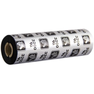 Zebra Cinta Cera Resina 84mmx74m (3.31inx242ft)3200; High Performance, 12MM (0.5in) Core, Desktop