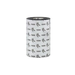 Cinta Cera Resina Zebra 01600BK15645 | 110mm x 450m, Premium 25MM (1in)