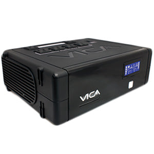 Vica Bflow Revolution 700, NO-BREAK con Regulador Integrado, Capacidad de 700va / 400w, Certificado Nom, 6 Tomas Reguladas y Respaldadas, Puerto USB para Recarga de 1 Amp, Pantalla Lcd, 3 Años de
