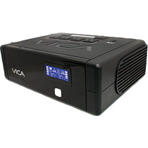 Vica Bflow Revolution 700, NO-BREAK con Regulador Integrado, Capacidad de 700va / 400w, Certificado Nom, 6 Tomas Reguladas y Respaldadas, Puerto USB para Recarga de 1 Amp, Pantalla Lcd, 3 Años de