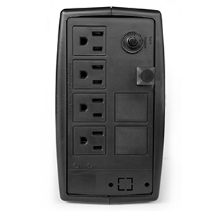 Vica Stamina 500, NO-BREAK con Regulador Integrado, Capacidad de 500 Va / 300 W, Certificado Nom, 4 Tomas Reguladas y Respaldadas y 4 con Supresor de Picos, Indicadores Led, 3 Años de Garantía en