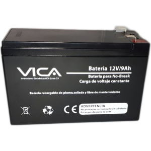 Batería Vica 12V / 9AH | Voltaje 12V, Capacidad 9AH