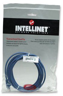 Cable Patch Intellinet Cat 6 342599 | 2.0m, 1 Gbit/s, UTP Azul