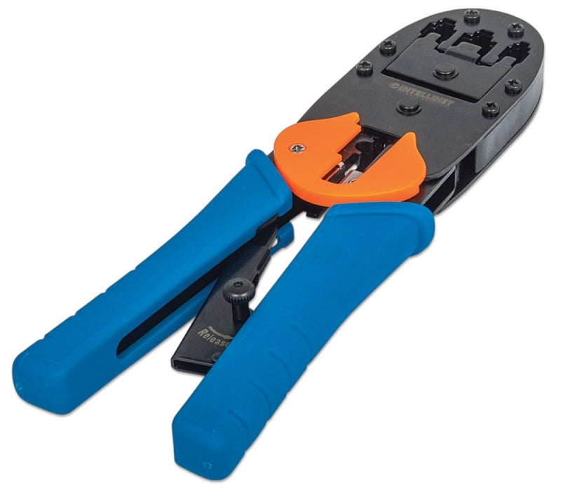 Pinza Crimpeadora Intellinet 211048 | 215mm, Acero Templado, Mango Duradero