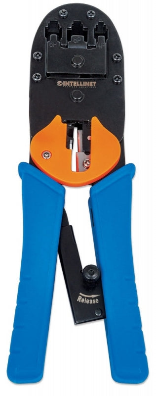Pinza Crimpeadora Intellinet 211048 | 215mm, Acero Templado, Mango Duradero