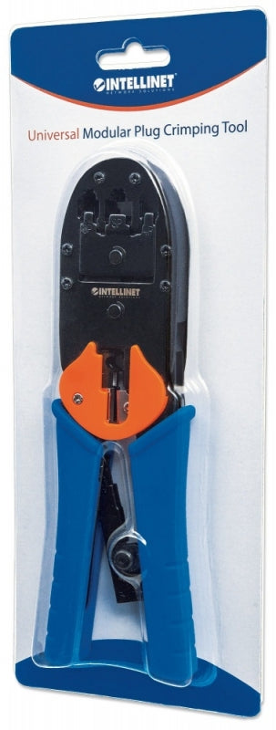 Pinza Crimpeadora Intellinet 211048 | 215mm, Acero Templado, Mango Duradero