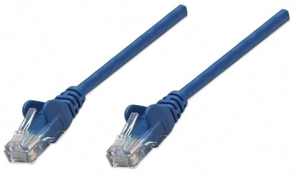Intellinet Cable Patch Cat 6, 3.0m(10.0f) Utp Azul - Cable For Conmutador, Módem, Router, Panel de Conexión, Enchufe de Pared, Dispositivo de Red - 1gbit/s - Cable de Conexión - Oro Contacto Chapado
