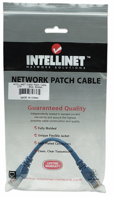 Cable Patch Intellinet 318129 | Cat 5e UTP, 1 Gbit/s, 0.5m