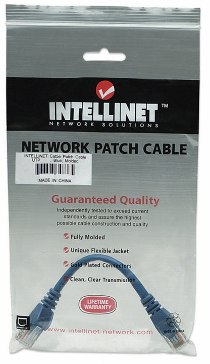 Cable Patch Intellinet 318129 | Cat 5e UTP, 1 Gbit/s, 0.5m