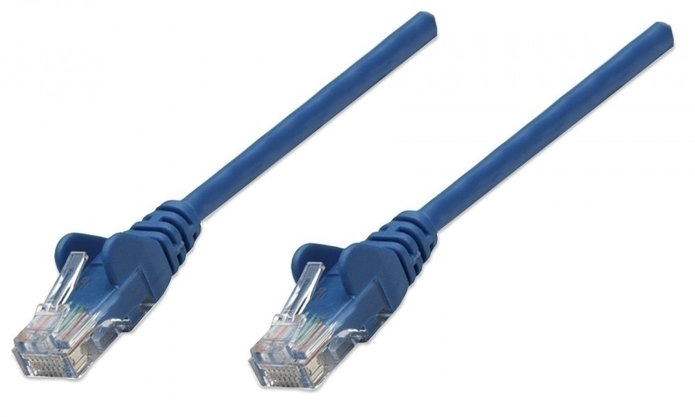 Cable de Red Patch Cat5e Rj45 3.0m (10 Ft.) Azul - Cable For Conmutador, Módem, Router, Panel de Conexión, Enchufe de Pared, Dispositivo de Red - 1gbit/s - Cable de Conexión - Oro Contacto Chapado -