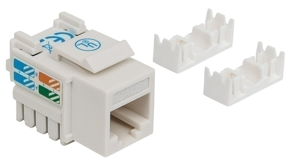 Jack RJ45 Cat6 Keystone Intellinet 210591 | Impacto, Blanco