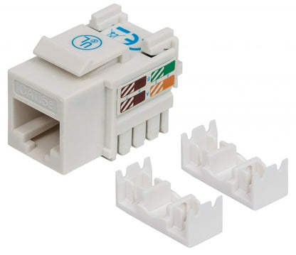 Jack RJ45 Intellinet 210355 | Keystone Cat5e, Impacto Blanco