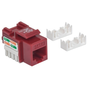 Intellinet Jack Cat 6 de Impacto (keystone) Rojo - Rojo