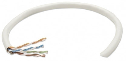 Bobina de Cable Utp Cat5e Cca Solida 305m 24 Awg Gris - Extremo Prinicpal: Cable Desnudo - Extremo Secundario: Bare Wire - 24 Awg - Gris