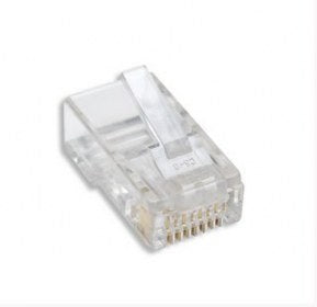 Plug Rj45 Cat6 Multifilar Utp Bote 100 Pzas Oro 15-MICRAS 100 Pzas - Intellinet Plug Rj45 Cat 6 Utp Multifilar 100 Pzas