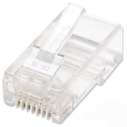 Plug Rj45 Cat6 Multifilar Utp Bote 100 Pzas Oro 15-MICRAS 100 Pzas - Intellinet Plug Rj45 Cat 6 Utp Multifilar 100 Pzas