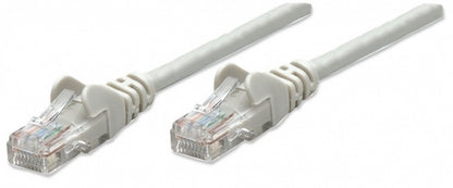 Intellinet Cable Patch Cat 6, 7.6m(25.0f) Utp Gris - Cable For Conmutador, Módem, Router, Panel de Conexión, Enchufe de Pared, Dispositivo de Red - 1gbit/s - Cable de Conexión - Oro Contacto Chapado