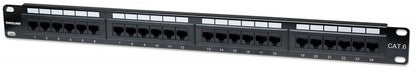 Panel de Parcheo Intellinet 520959 | 24 Puertos RJ-45, Montaje Rack 19" 1U