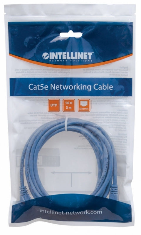 Cable de Red Patch Intellinet Cat6 342575 | 1m, 1 Gbit/s, Conector RJ-45