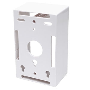 Caja de Pared para Cable de Red Rj45 Utp Chalupa Blanco 4.80CM Profundidad