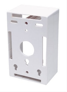Caja de Pared para Cable de Red Rj45 Utp Chalupa Blanco 4.80CM Profundidad