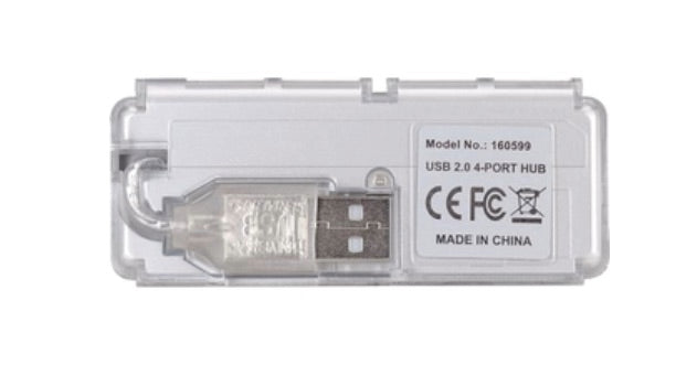 Hub USB V2.0 4 Ptos Mini Sin Fuente - 4 Total USB Port(s) - 4 USB 2.0 Port(s) - Pc, Mac
