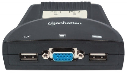 KVM Switch Intellinet 151245 | 2 Computadoras, Resolución 1920x1440, 4 USB